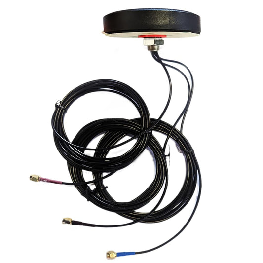 RF Outlet 3 Combo GPS 4G 3G and WiFi Combination Antenna Circular Shape Dual Antenna