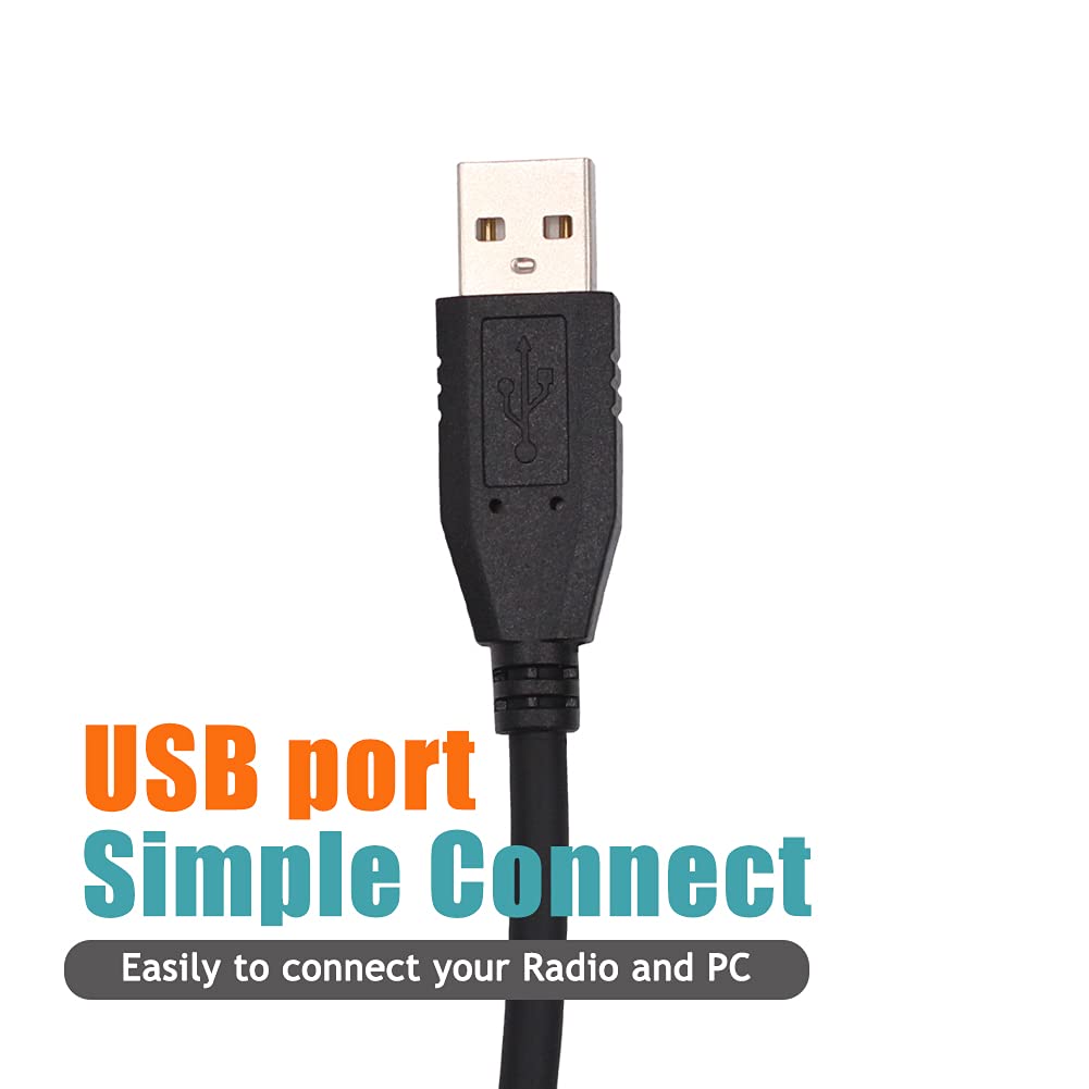 Accessoryway Replace HKN6184 USB Programming Channel Cable for Motorola MotoTrbo APX-4500 APX-6500 APX-7500 XTL5000 XTL2500 XPR-4550 DGM-4100 DGM-6100