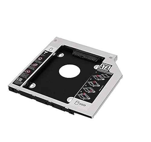 Padarsey Universal 12.7mm SATA to SATA 2nd SSD HDD Hard Drive Caddy Adapter Tray Enclosures Compatible with DELL HP Lenovo ThinkPad ACER Gateway ASUS