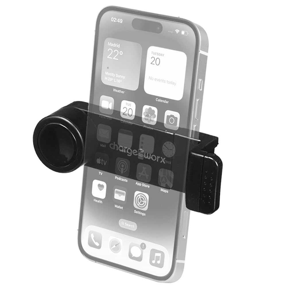 CHARGEWORX Car Vent Phone Mount, Universal Air Vent Holder with 360 Rotation, Hands Free Smartphone Mount Compatible with iPhone 17 Pro Max, Samsung