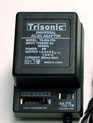 Trisonic 7 Way Universal Plug Ac/dc Adaptor 500 Ma