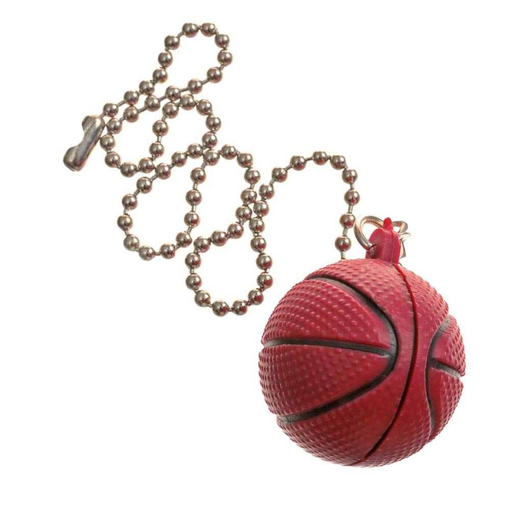 Basketball Ceiling Fan Pull Chain Extension Light Pull Chain Set,Sport Theme Fan String Charm Decorative Extension,Fan Light Chains