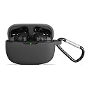 Claiol Silicone Case for JBL Vibe Beam 2025/Vibe Beam 2023/Vibe 200TWS True Wireless Headphones, Premium Shockproof Case Cover with Carabiner
