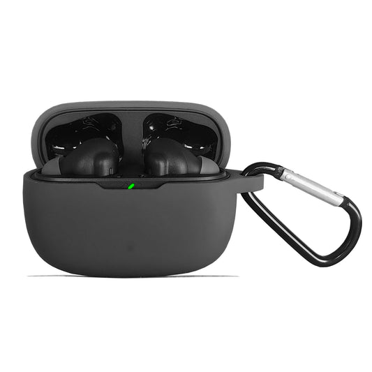 Claiol Silicone Case for JBL Vibe Beam 2025/Vibe Beam 2023/Vibe 200TWS True Wireless Headphones, Premium Shockproof Case Cover with Carabiner