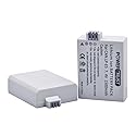 PowerTrust 2X LP-E5 Battery for Canon EOS Rebel XS, Rebel T1i, Rebel XSi, 1000D, 500D, 450D, Kiss X3, Kiss X2, Kiss F
