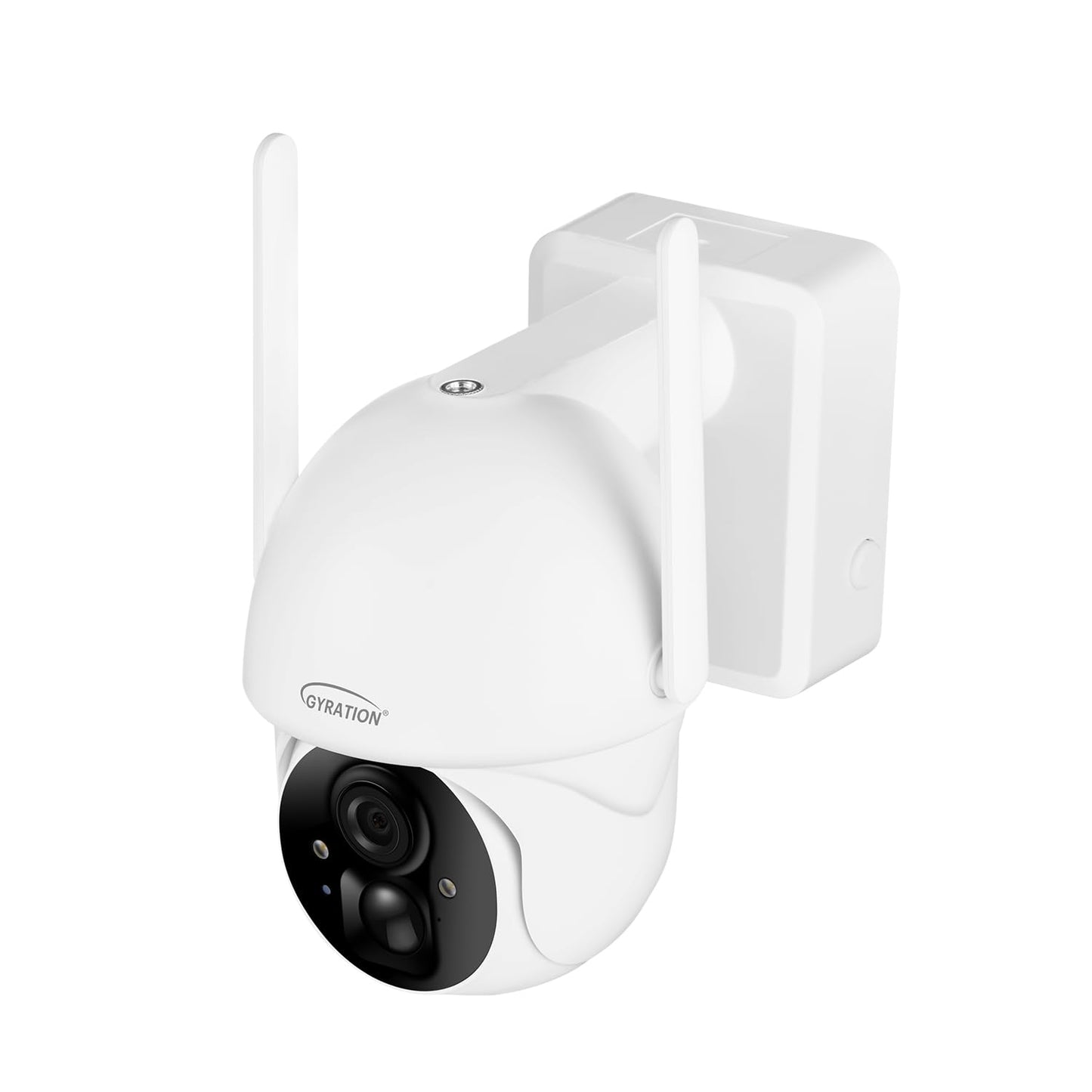 GYRATION 360 Degree Smart WiFi Wireless PTZ Dome Security Camera with Solar Panel