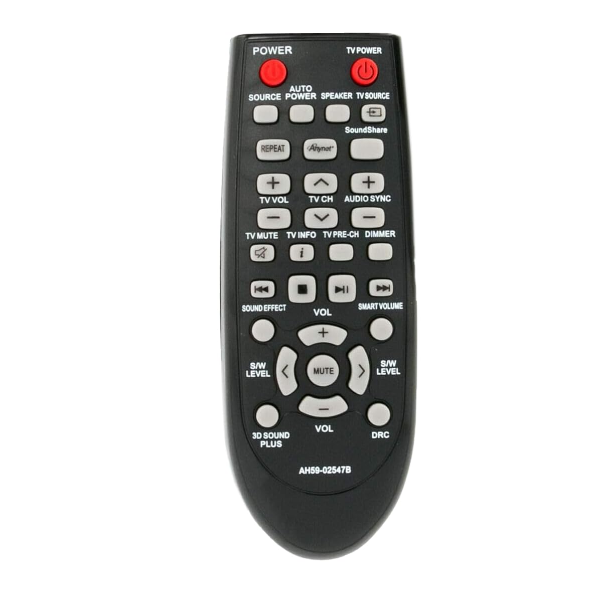 GHUST AH59-02547B Remote Control Replacement for Samsung HW450 HWD350 HWD570 HWF750 HWF550 HWFM45 HWFM35 AH59-02532A HWF355 HWF355/ZA HWFM35 HWFM35/ZA