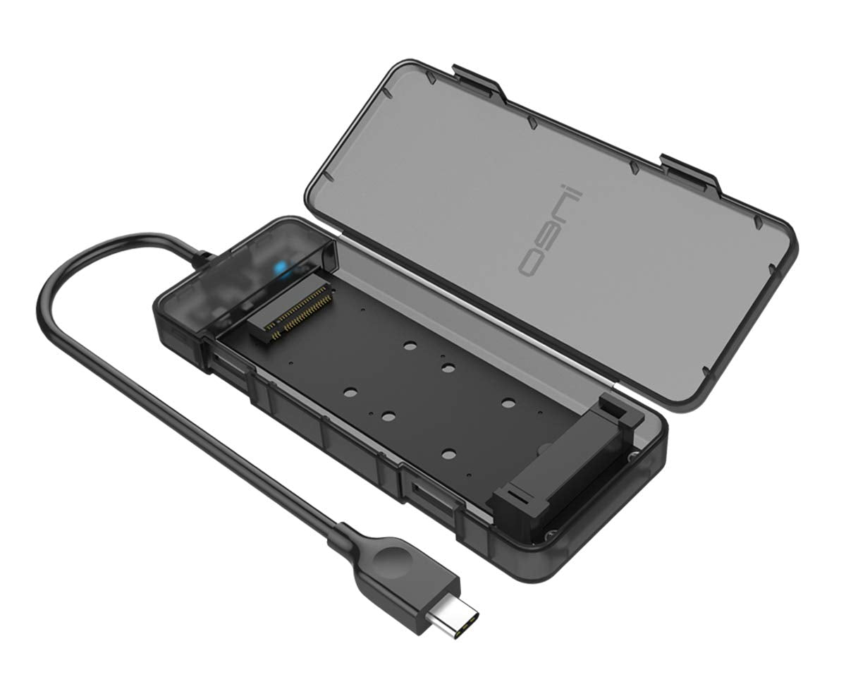 ineo Lightweight Plastic Tool-Free M.2 NVMe SSD Enclosure - 10Gbps Type C [C2575 M2 NVMe]