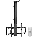VEVOR Motorized Ceiling TV Mount, TV Wall Mount for 32 to 55 Inch TV, Electric Adjustable Ceiling TV Mount, Motorized Flip Down TV Mount Bracket