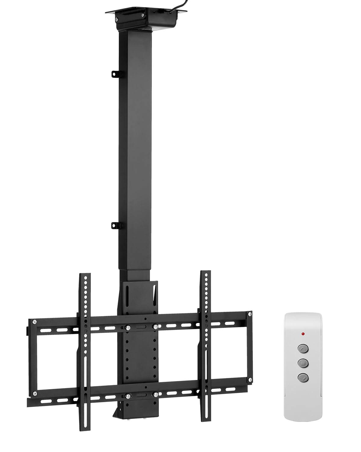 VEVOR Motorized Ceiling TV Mount, TV Wall Mount for 32 to 55 Inch TV, Electric Adjustable Ceiling TV Mount, Motorized Flip Down TV Mount Bracket