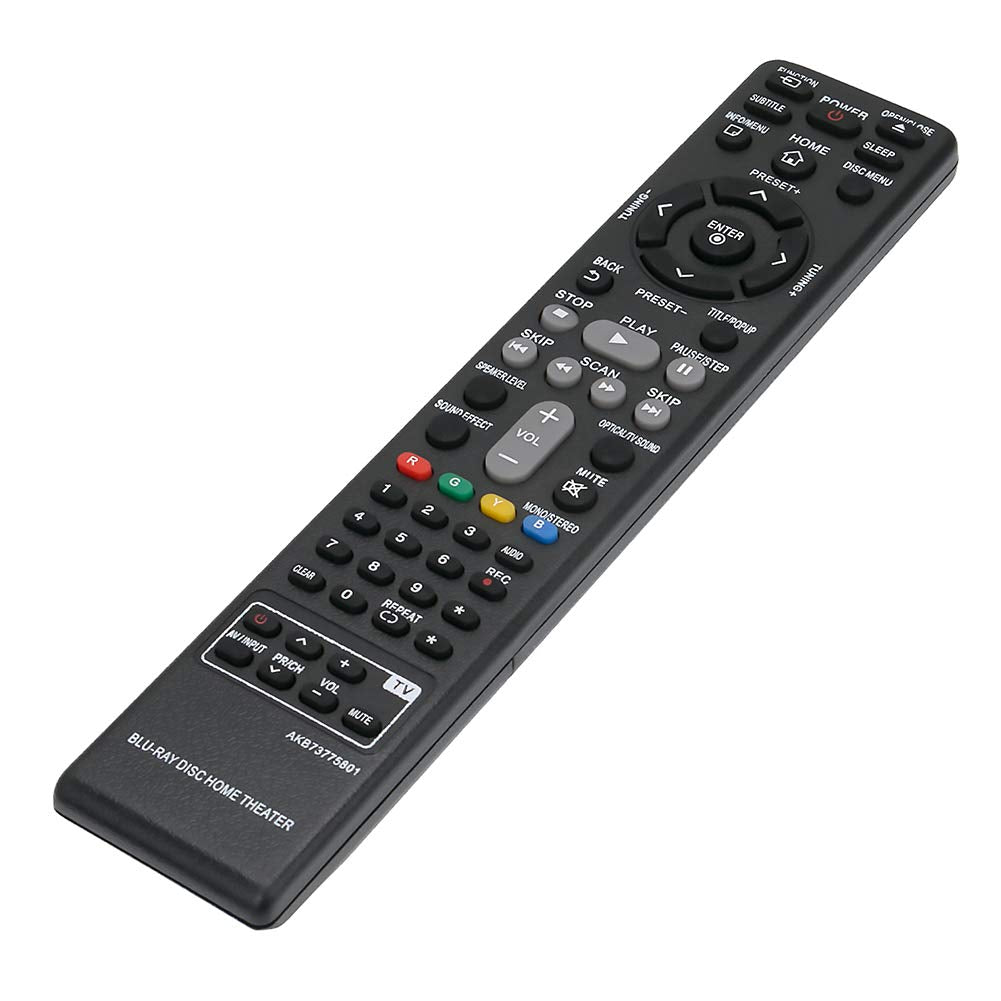 AKB73775801 Replacement Remote Applicable for LG Blu-ray Home Theater BH5140 BH5140S S54S1-S S54T1-W BH5440P S54T1-S S54T1-C BH5540T BH5140SF0 LHB655