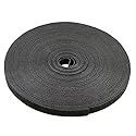 Pasow fastening tape Cable Tie Double Side Nylon Power Wire Management 3/4Inch 1 Roll Hook (25 Yards, Style 1)