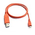 Sinforcon FTDI USB to Micro USB Console Cable for Aruba AP203 AP303 AP505 AP515 A535 AP555 Orange CBL SERU JY728 JY728A
