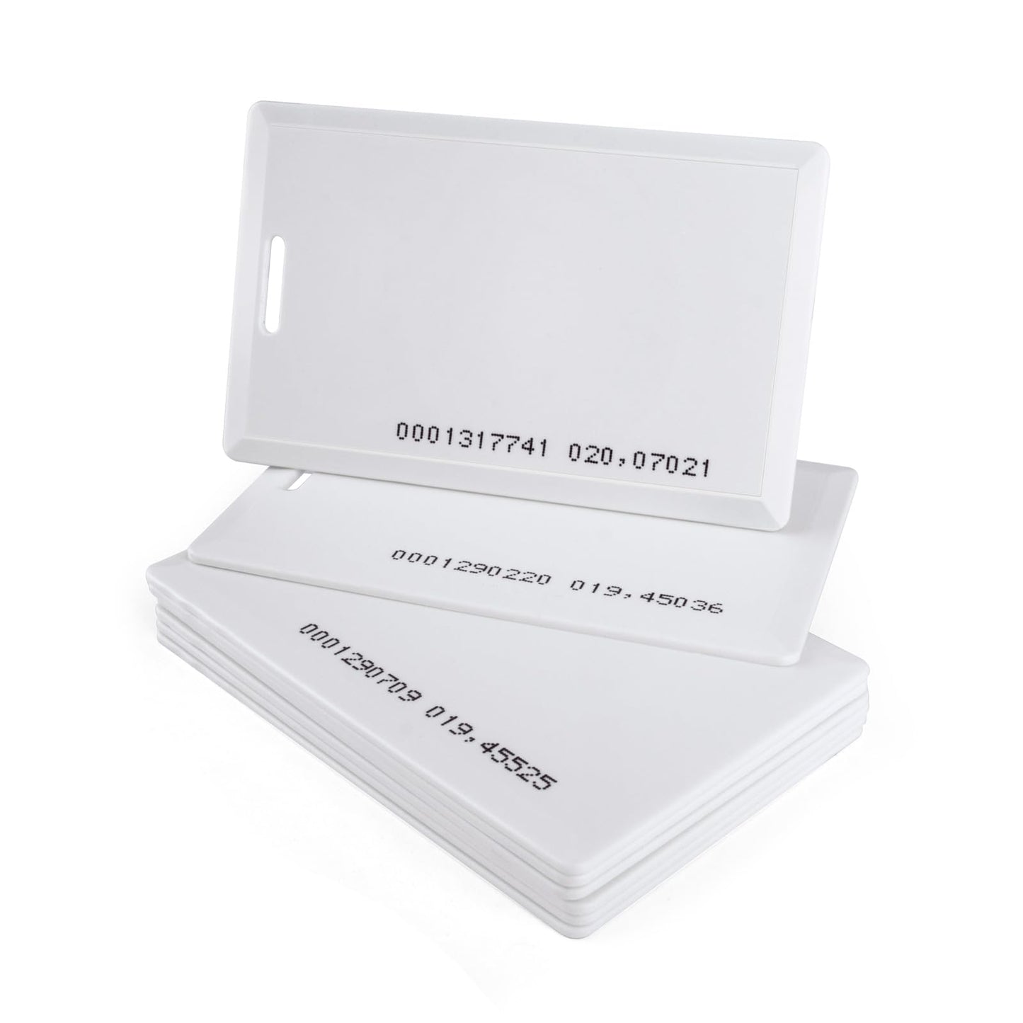 JIAN BOLAND 8Pcs RFID Proximity Smart ID Card for Access Control System & Time Attandance EM4100 TK4100 Card-Read only with Slot Hole