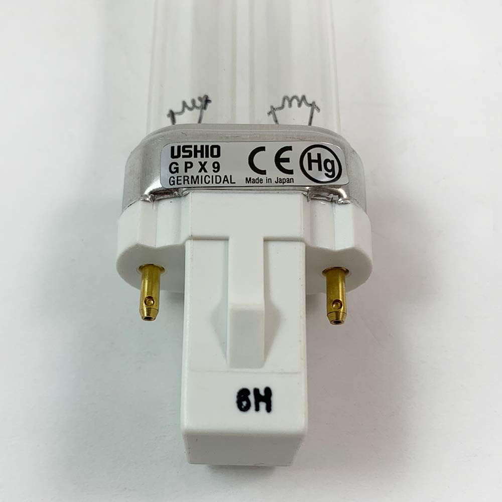 USHIO GPX9 Germicidal UV Lamp 9W - Dual Pin (G23 Base)