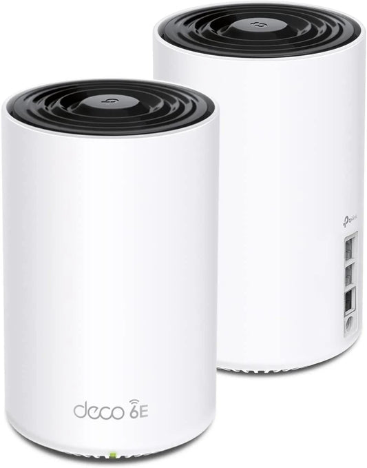 TP-Link Deco XE75 Pro AXE5400 Tri-Band WiFi 6E Mesh System - 2.5G WAN/LAN Port, Covers up to 5500 Sq.Ft, Replaces WiFi Router and Extender, AI-Driven