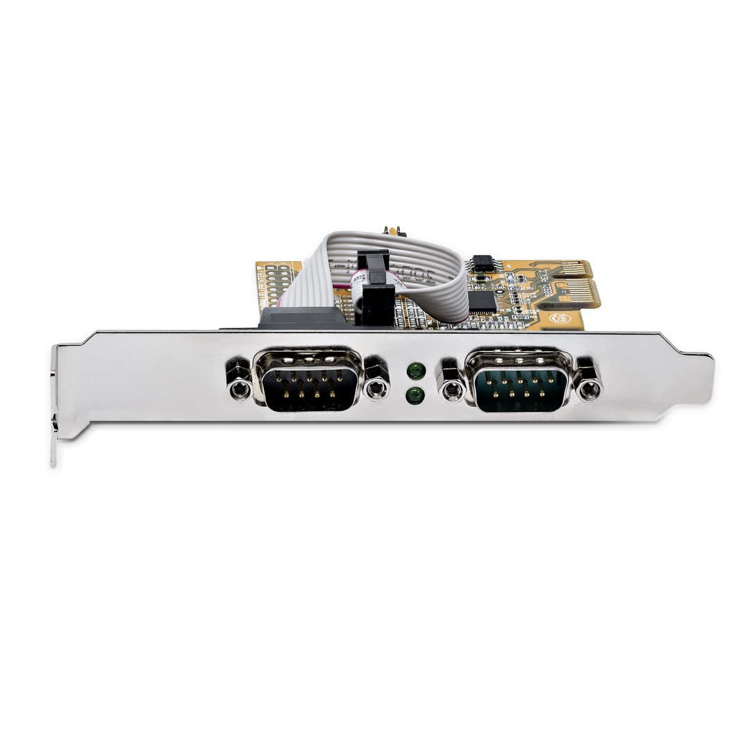 StarTech 2-Port PCI Express Serial Interface Card, TAA (21050-PC-SERIAL-LP)