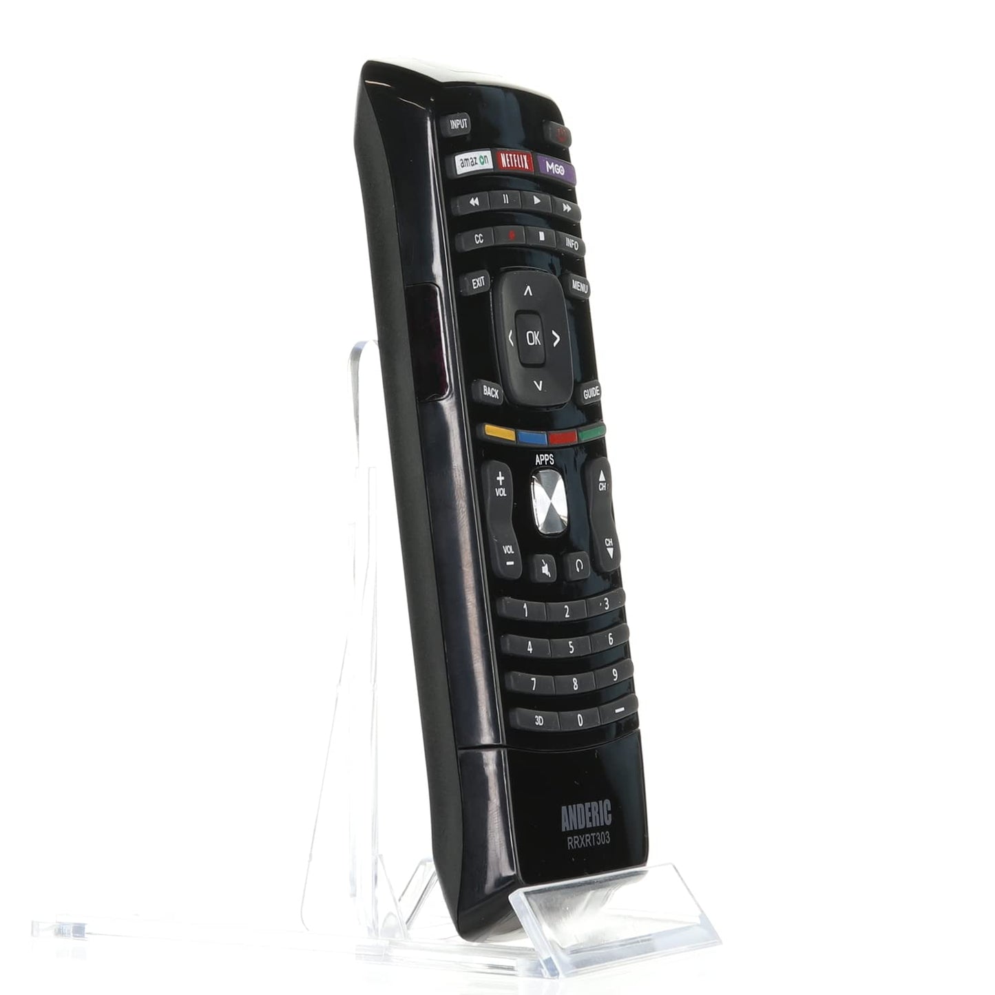 ANDERIC RRXRT303 with QWERTY for Vizio TV Remote Control