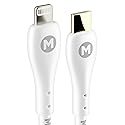 MAGFAST Lux USB-C to Lightning Cable | Alpine White | 6ft | Apple MFi Certified | Fast Charging Cord for iPhone 14 14 Pro Max Plus & Mini 13 12 11 8…
