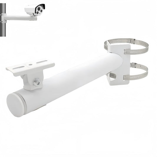 GledeYeTec Surveillance Security Camera Mount Bracket, CCTV Wall Mounting Bracket Stand Galvanized Tube Wall Corner Mount Bracket for Heavy-Duty