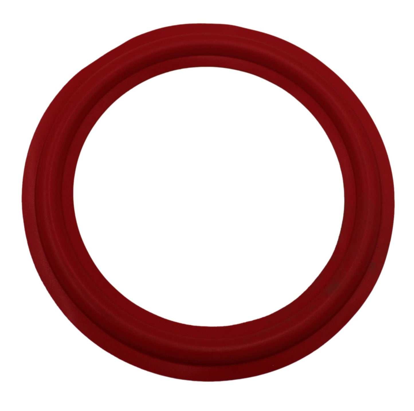 IMC Audio Red 12 inch Rubber Speaker Foam Edge Subwoofer Surround Rings Replacement Parts for Speaker Repair or DIY 2 Pieces