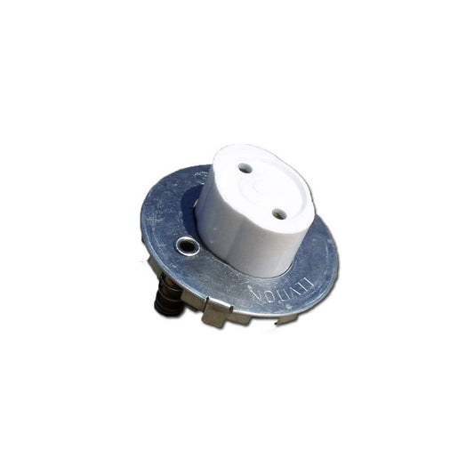 Leviton Medium Base, Bi-Pin, Standard Fluorescent Lampholder, 13518, White