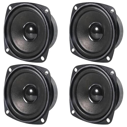 ACEIRMC 3” 4Ohm 20W Full Range Audio Speaker Stereo Woofer Loudspeaker for Arduino Replacement DIY (4pcs)