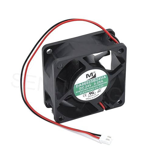 Lemincrash New DA06025B24UA 24V 0.25A 6025 6CM 2-Wire Converter Chassis Cooling Fan