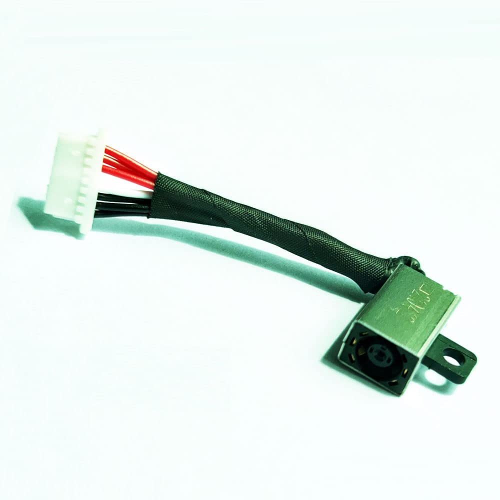 DC Power Jack Connector Flex Cable for Dell Laptop, Replacement Power DC-in Port Charging Cable Cord for Dell Compatible for Inspiron 15-5568 7569
