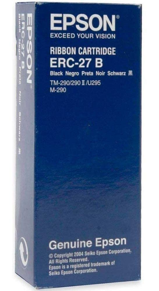 Epson Black Erc Ribbon Cassette For Ctm290 M290 Tm290