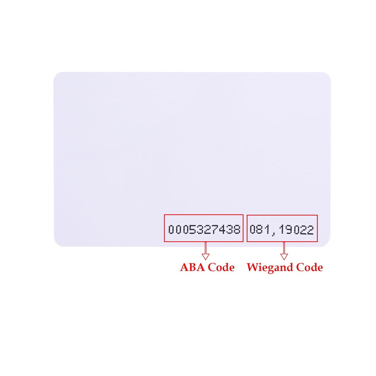 RFID ID Cards Proximity Smart Card for Door Access Control Contactless 125kHz 0.8mm Thick Read Only Pack of 100