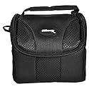 Pixel Hub Photography Padded Camera DLSR/SLR Equipment Gadget Bag Case (Black) for Nikon, Canon, Sony, Pentax, Olympus Panasonic, Fijifilm, Samsung