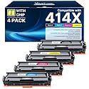 414X Toner Cartridges 4 Pack High Yield: MFP M479fdw Replacement for HP 414X 414A Toner for HP Color Laserjet Pro MFP M479fdw Toner M479fdn M479dw Pro