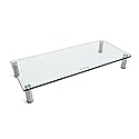 Monoprice Multimedia Desktop Stand 22 Inch x 9.5 Inch - Stand & Riser, Laptop Stand, Desktop TV Stand w/ Height Adjustable Legs - Workstream