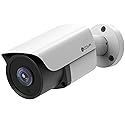 4COVR 4MP PoE Security IP Bullet Camera Outdoor, 4-Megapixel UltraHD Wired Surveillance Camera, AI Human Vehicle Detection, 110° Wide Angle 2.8mm Lens