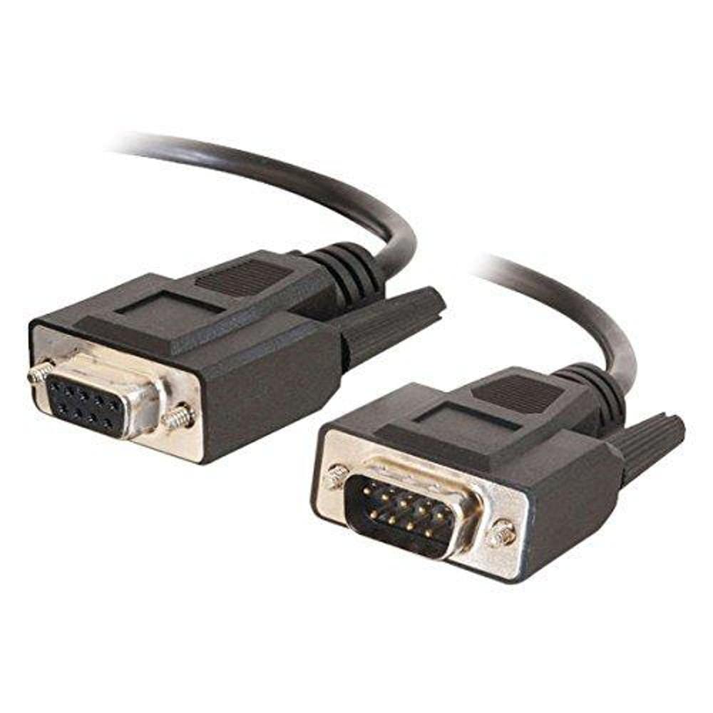 1FT DB9 M/F BLK EXTENSION CABLE