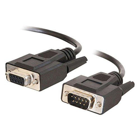 1FT DB9 M/F BLK EXTENSION CABLE