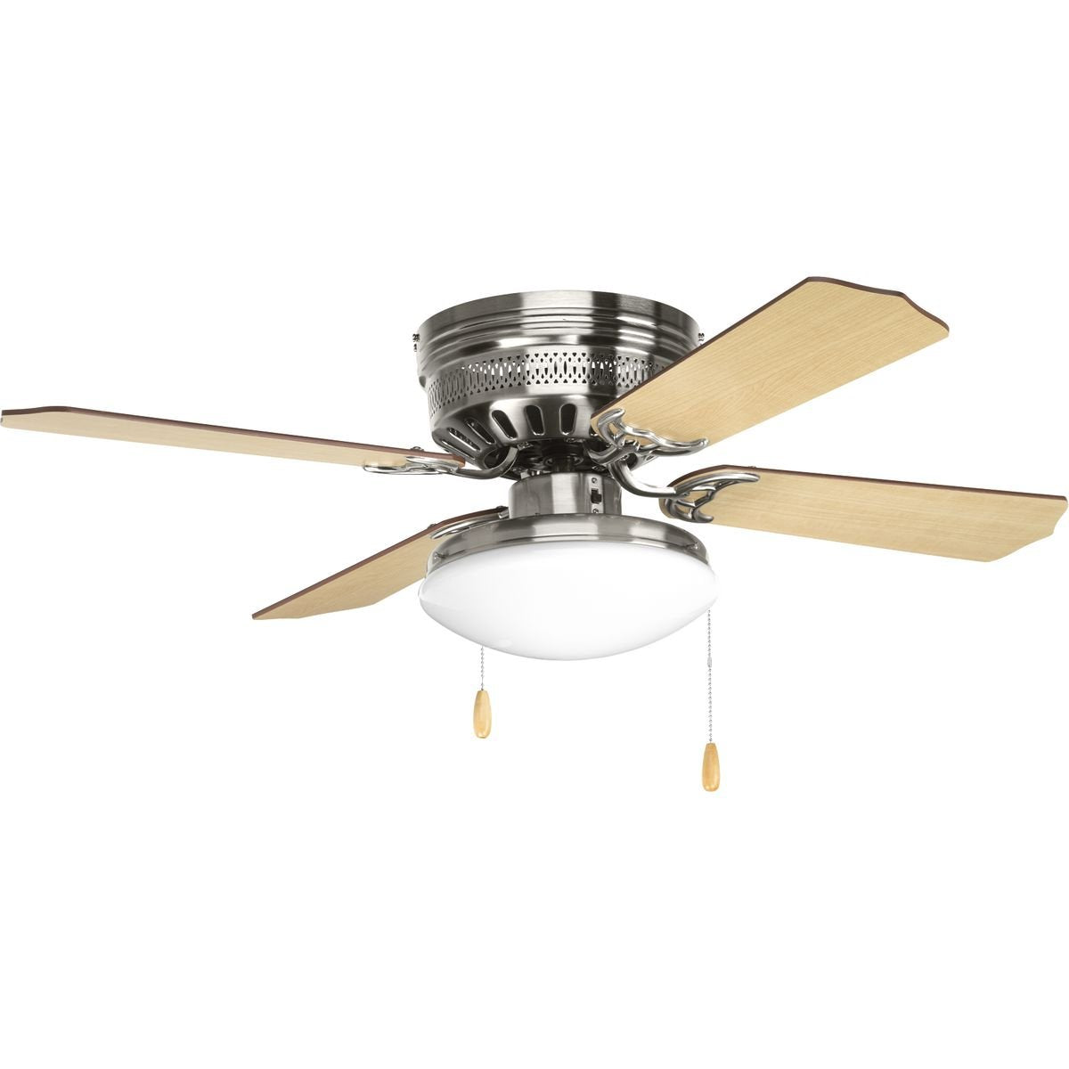 Progress Lighting AirPro 42" Hugger Ceiling Fan, Brushed Nickel
