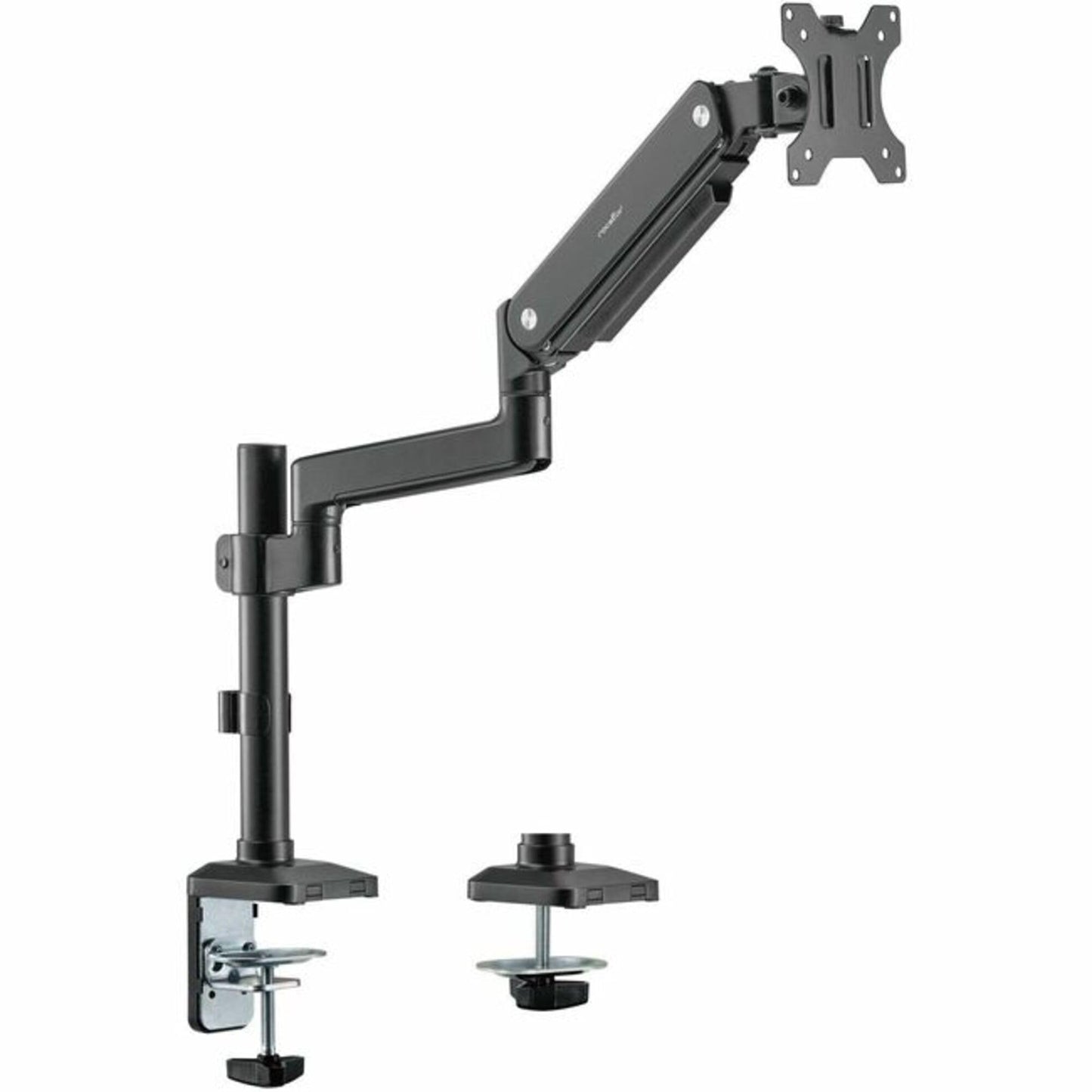 ErgoReach® EP8 Premium Single Ergonomic Monitor Pole Mount Arm, C-Clamp & Grommet