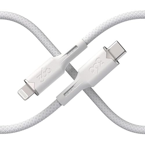 360 Electrical Lightning to USB-C Charging Cable - 5ft, MFi Certified, Fast Charge Compatible, Durable & Tangle-Free