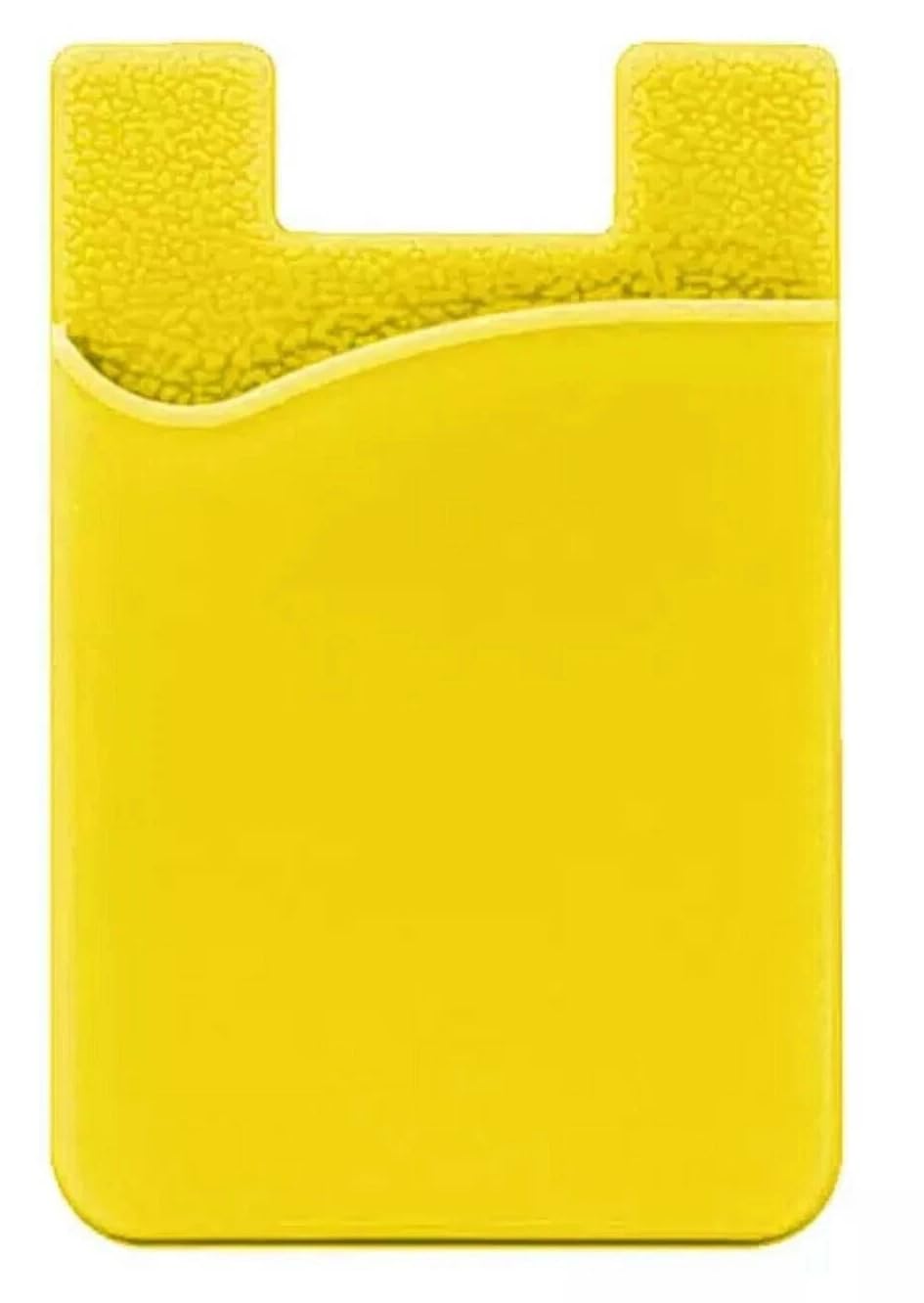 Lot 2 Silicone Smart Phone Wallet ID Holder in Yellow