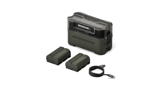 Tilta LP-E6P Charging Station Battery Kit, 4-Slot 45W PD USB-C Fast Charger | Compatible with Canon LP-E6 LP-E6P Cameras | Compact Portable Travel