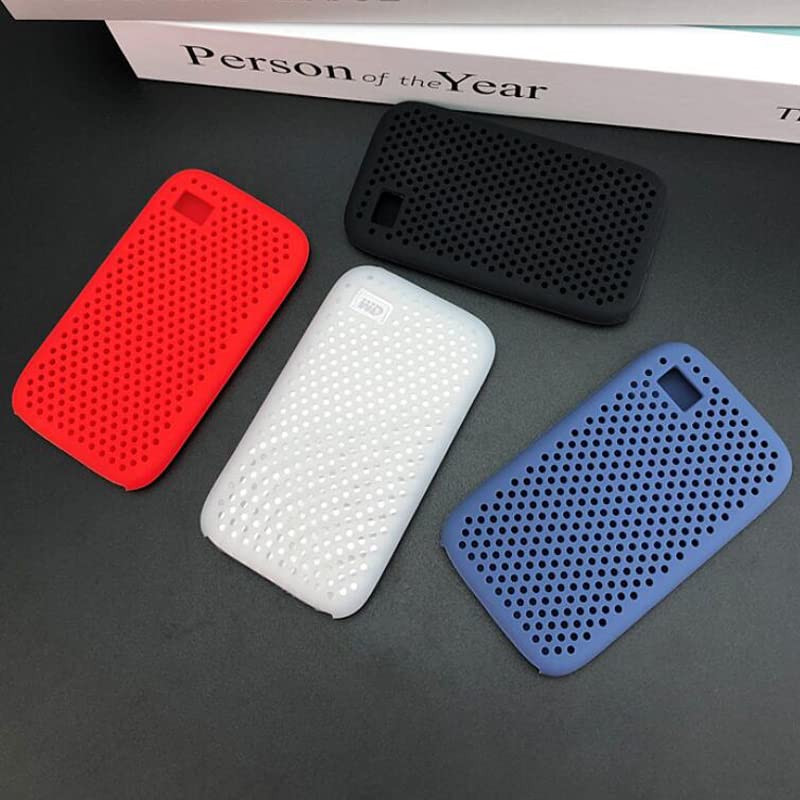 Ferbao Silicone Case for WD My Passport SSD Portable Hard Drive 500G/1T/2T/4T Accessories Soft Silicone Cover Protective Sleeve (Blue)
