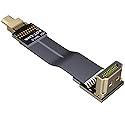 ADT-LINK FPV Cable for HDMI Micro Mini Flat Camera Connector 5cm-50cm Flexible Wire Line 18Gbps 4K@50/60 2160p for HDMI2.0 for FPV Camera (5cm,A2-D1)