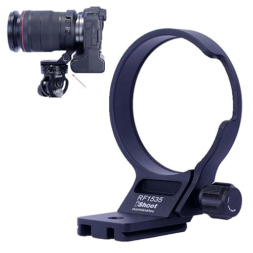 iShoot Tripod Mount Ring Lens Collar Compatible with Canon RF 15-35mm F2.8L is USM, Lens Holder Bracket Support Bottom is Arca-Swiss Fit Quick Release