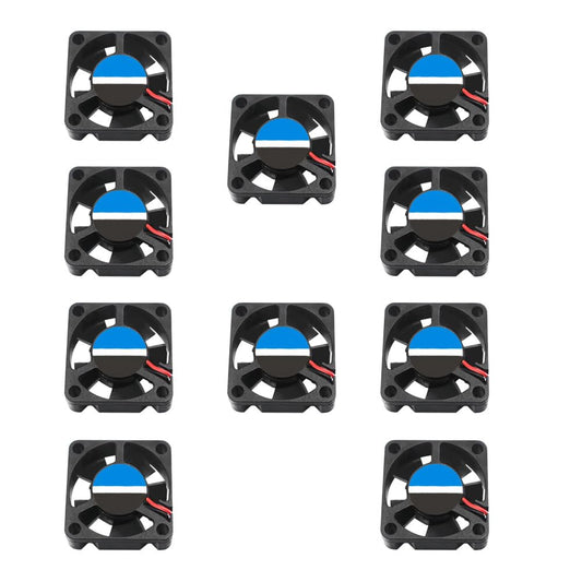 10PCS 30x30x10mm 5V 12V 24V Fan DC Brushless Cooling Fan 3010 DC 2Pin (5V)