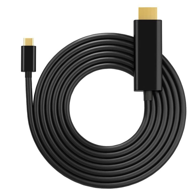 1.8m USB-C Type-C to HDMI 4K HD TV AV Adapter Cable for MacBook Pro Samsung Huawei