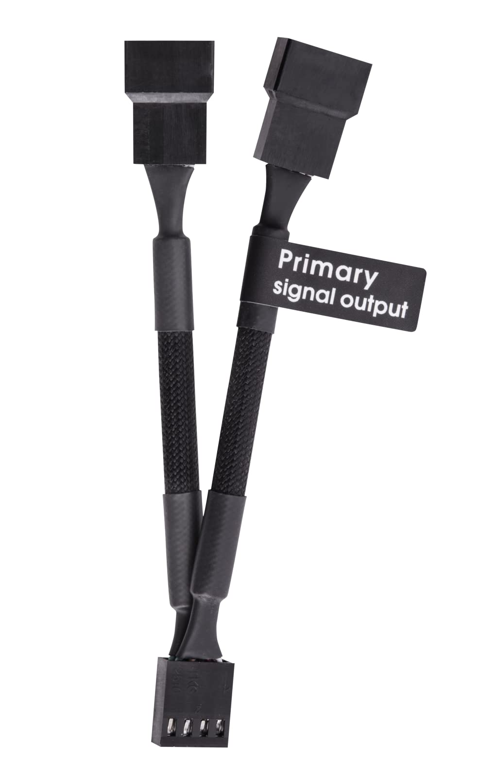 Thermaltake TtMOD 4 Pin Y-Cable for PC PWM Fan- 3 Pack 110mm, AC-060-CO1OTN-F1,Black