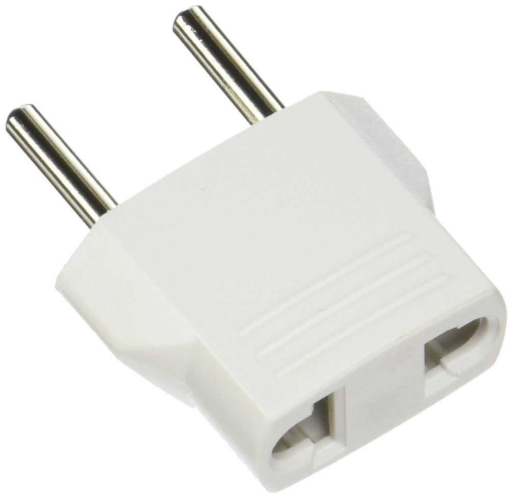 Ckitze Turkey, Italy, Iceland Travel USA to Europe/Asia/Africa Power Plug Adapter - Flat to Round - American to European Outlet for Mobile Cell…