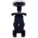 Cummins Windshield Phone Mount CMNWSPH - Suction Cup Phone Holder for Car or Truck Window or Dash Universal Fit - Black